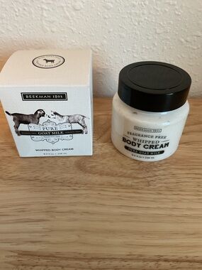 Beekman 1802 Fragrance Free GOAT Milk Whipped Body Cream 8 oz new in box